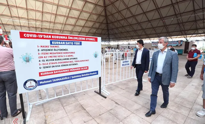 Gaziantep’te kurban kesim yerlerinde sıkı tedbirler alındı