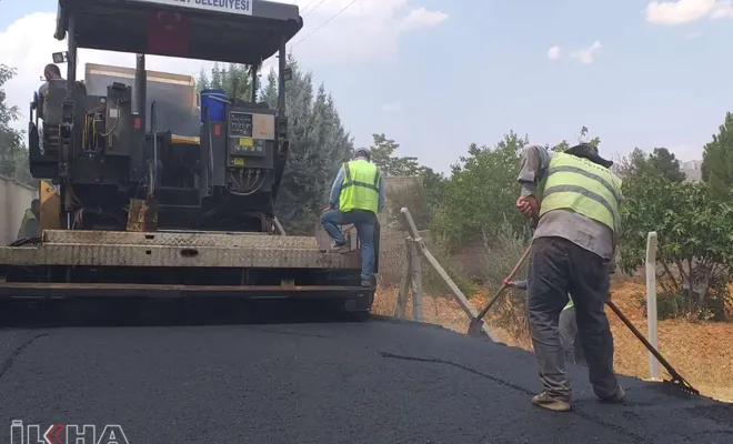 Gaziantep’te yollarda asfalt çalışması yapıldı