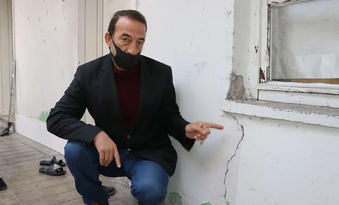 Gaziantep’te riskli ilan edilen mahallelerde yaşayan vatandaşlar tedirgin