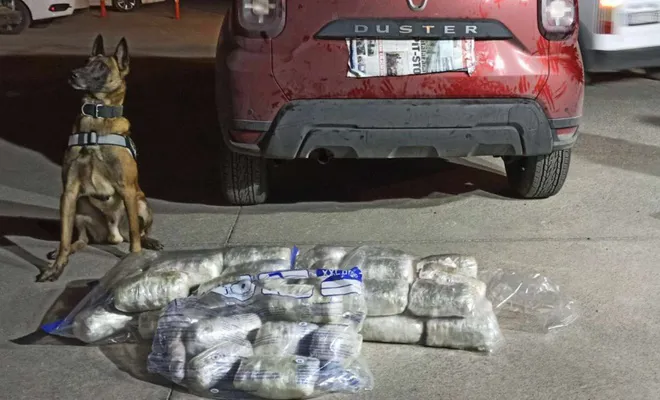 Nurdağı'nda 20 kilo esrar ele geçirildi