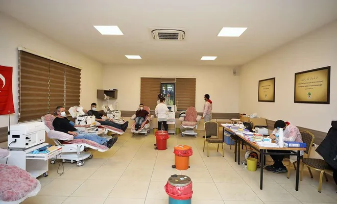 Gaziantep’te sosyal tesisler immün plazma merkezi haline getirildi