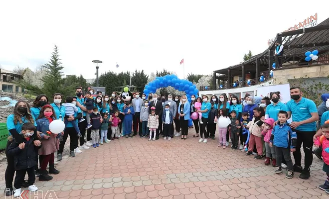 Otizmli çocuklara ziyaret 