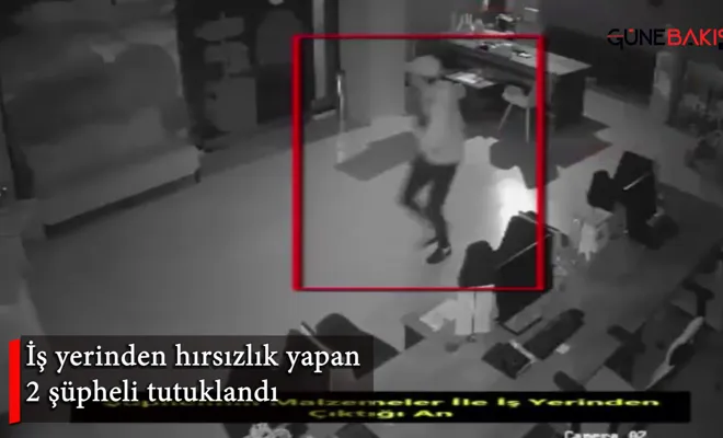 İş yerinden hırsızlık yapan 2 şüpheli tutuklandı