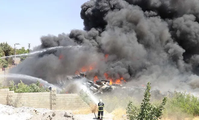 Gaziantep'teki yangın kontrol altına alındı