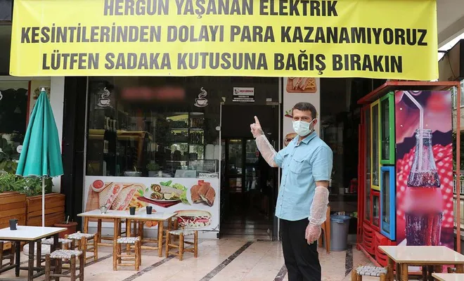 Esnaftan elektrik kesintilerine ilginç tepki