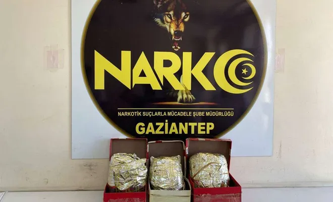 Gaziantep’te 5 kilogram sentetik uyuşturucu ele geçirildi