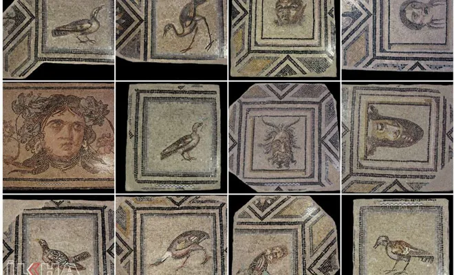 Çingene kızı mozaiğinin replikaları ABD’ye gönderildi