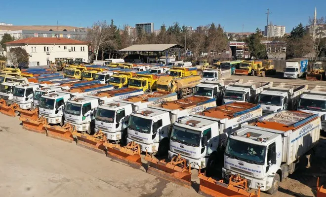 Gaziantep’te beklenen kar yağışı öncesi tedbirler alındı