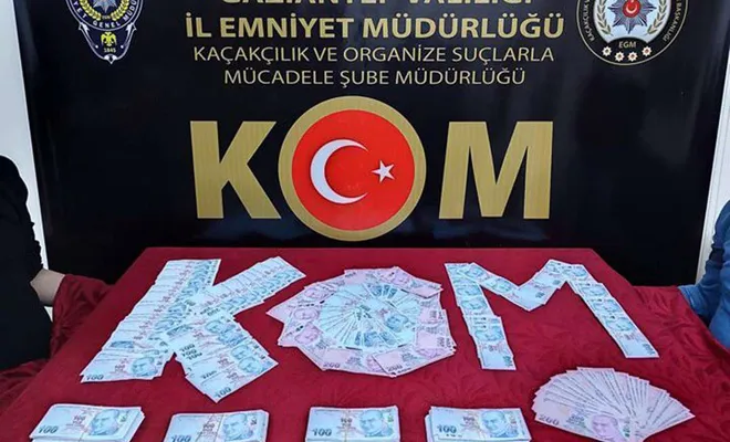 Gaziantep’te sahte para ile yakalanan şahıs gözaltına alındı
