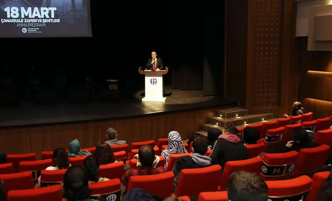 Gaziantep Üniversitesinde Çanakkale Zaferi kutlandı