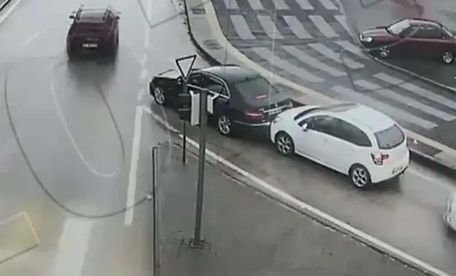 Gaziantep'te meydana gelen trafik kazaları kamerada