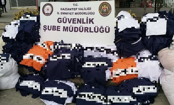 Gaziantep'te 1 milyon TL değerinde taklit ürün ele geçirildi