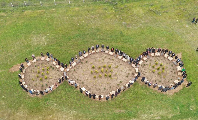 Gaziantep’te “Üçüncü Bahçe” eserinin açılışı yapıldı
