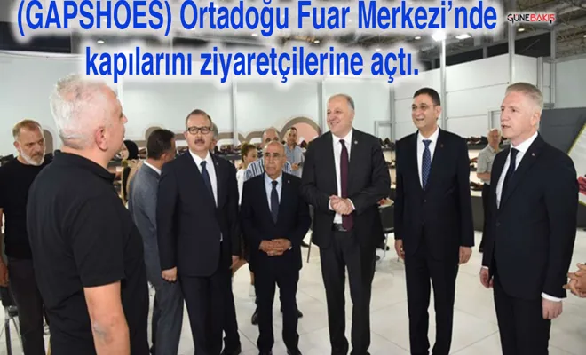 Gaziantep'te 33'üncü ayakkabı fuarı açıldı