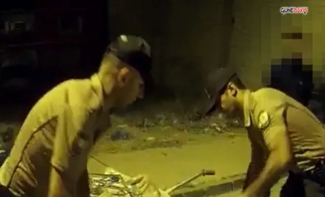 İnşaat malzemesi çalan kişi suçüstü yakalandı