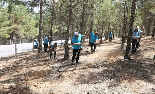 Gaziantep’te orman yangınlarına karşı tedbirler artırıldı