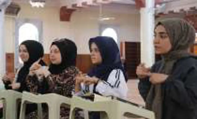 Engelleri Kur’an-ı Kerim öğrenmelerine engel olmuyor  