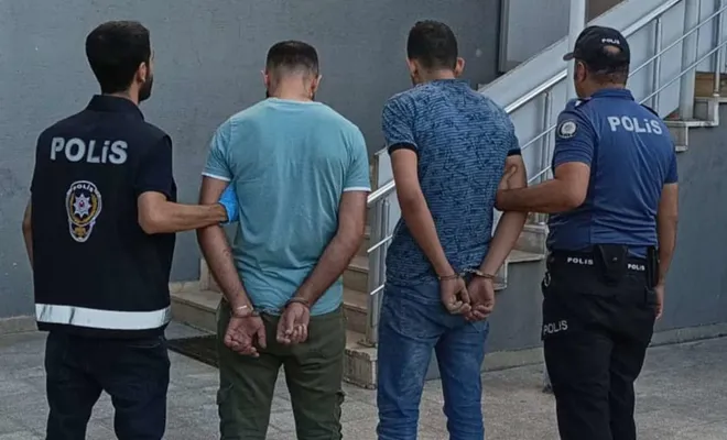 Kasten yaralama suçundan kaydı bulunan 2 şüpheli yakalandı