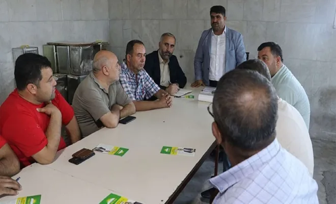 HÜDA PAR Gaziantep İl Başkanı Göçer işçilerle bir araya geldi
