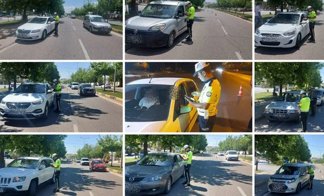Gaziantep'teki trafik denetiminde 5 bin 527 sürücüye ceza yazıldı