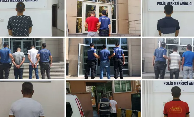 Gaziantep’teki asayiş uygulamasında 174 kişi tutuklandı