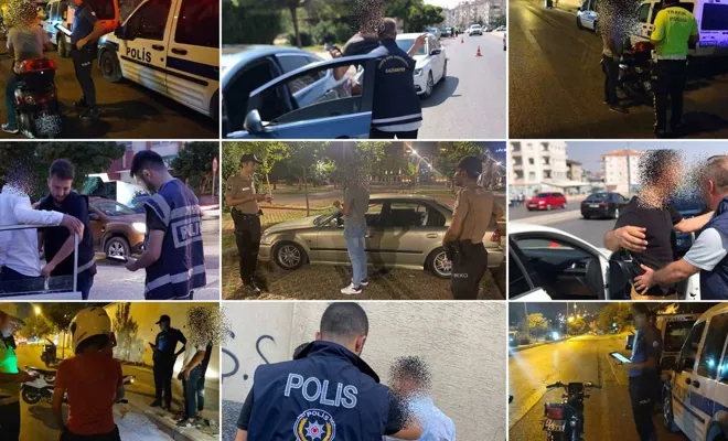 Gaziantep’te trafik denetimi: 263 gözaltı
