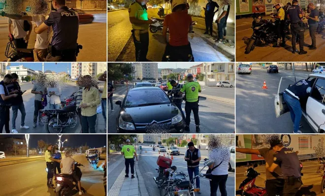 Trafik denetimlerinde 171 kişi gözaltına alındı 