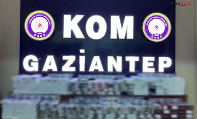 Saman çuvallarına gizlenmiş gümrük kaçağı sigara ele geçirildi