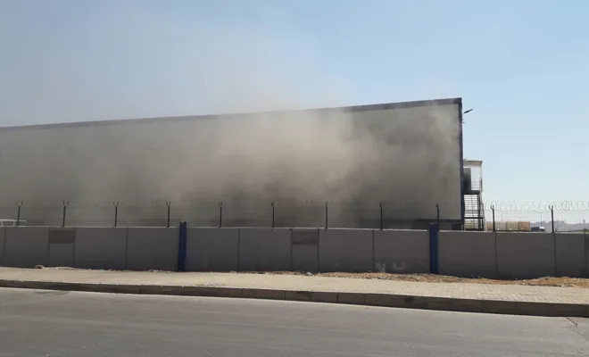 Gaziantep’te halı fabrikasında yangın çıktı