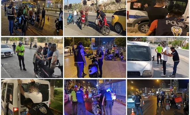 Gaziantep’te asayiş uygulaması: 260 gözaltı