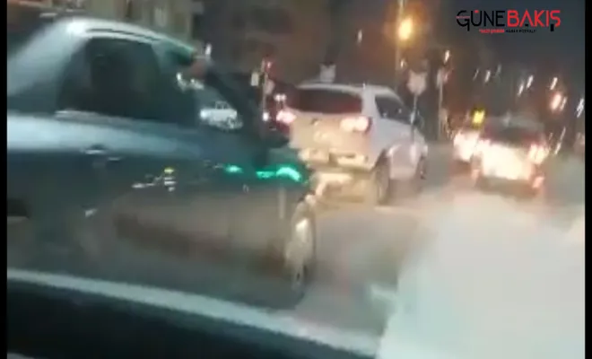 Trafiği tehlikeye düşüren düğün konvoyuna ceza