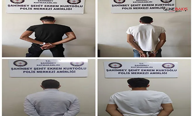 Yağma, hırsızlık ve kurumdan hırsızlık suçlarından 4 şüpheli tutuklandı