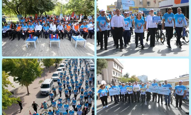 Avrupa Hareketlilik Haftası’nın son gününde farkındalık için yüründü 