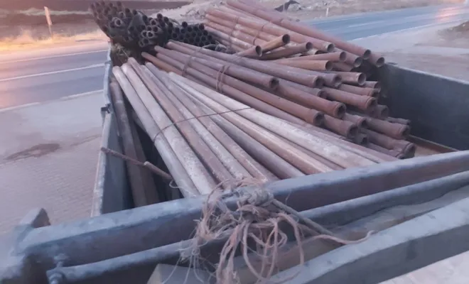 YHT hattından 100 bin TL'lik demir çalan hırsızlar Gaziantep'te yakalandı