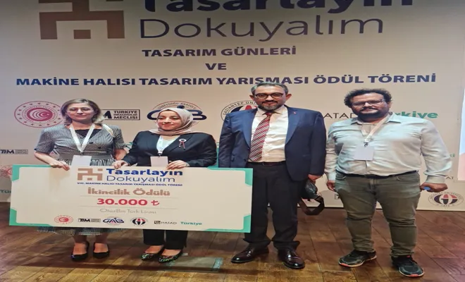 Gahib’ten halı tasarımı öğrencisine büyük ödül