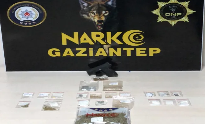 Gaziantep’te uyuşturucu operasyonu: 4 tutuklama 