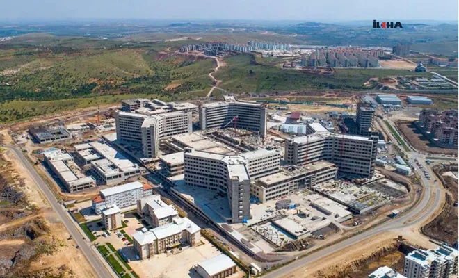 Gaziantep Şehir Hastanesi'nde çalışan işçiler eylem yaptı