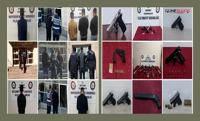 Gaziantep’te asayiş operasyonunda 164 kişi tutuklandı