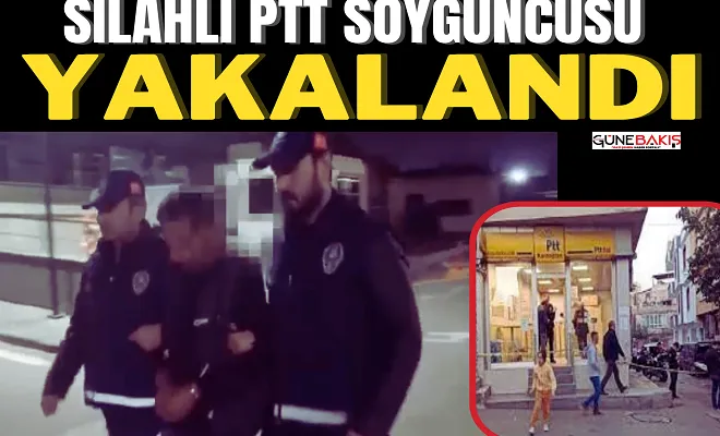 Gaziantep’te silahlı Ptt soyguncusu yakalandı