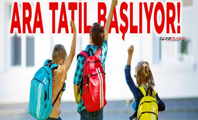 Ara tatil başlıyor!