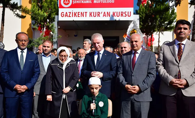 Gazikent Yatılı Kur'an Kursu dualarla açıldı