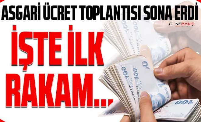 Asgari ücret toplantısı sona erdi! İşte ilk rakam...