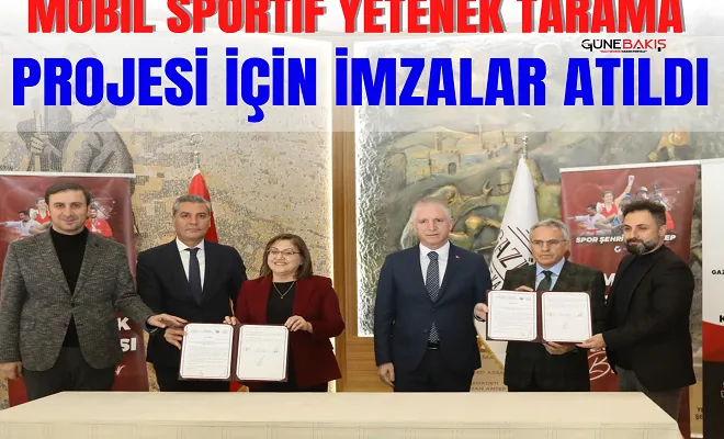 Mobil sportif yetenek tarama projesi için imzalar atıldı