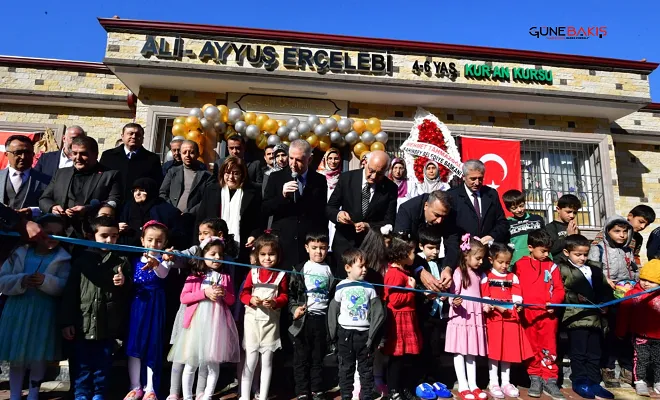 Ali Ayyuş Erçelebi 4-6 Yaş Diyanet Anaokulu törenle açıldı