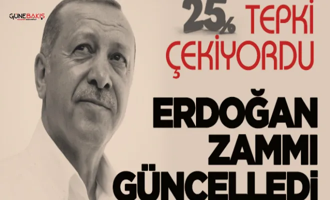 Erdoğan memur ve emekliye yapılan zammı güncelledi