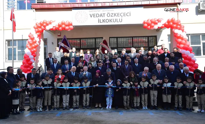 Vedat Özkeçeci İlkokulu törenle açıldı