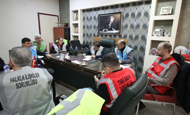 GAÜN Hastanesinde Afet Koordinasyon Ekibi çalışmalarına devam ediyor