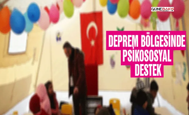 MEB'den deprem bölgesinde psikososyal destek