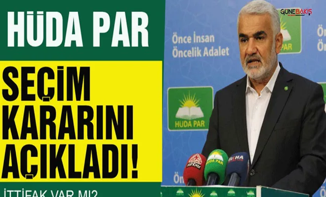 HÜDA PAR'dan ''ittifak'' açıklaması!