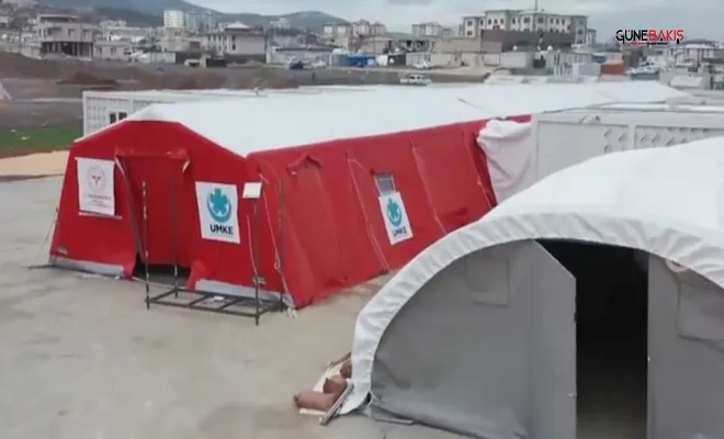 700 hasta kapasiteli sahra hastanesi açıldı